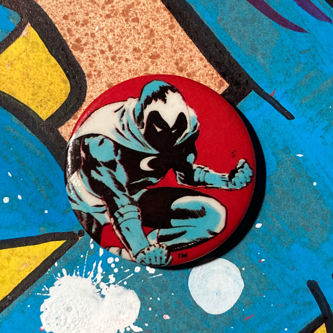 1985 Moon Knight (Marvel Comics) pinback button
