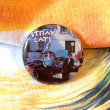 Vintage Stray Cats pinback button