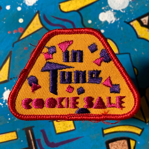 In Tune Cookie Sale patch for sale vintage Girl Scouts