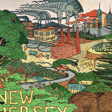 Greetings From New Jersey poster 12" x 18"