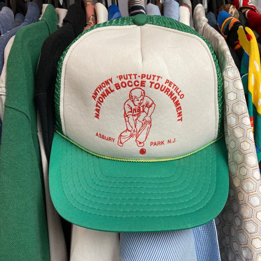 Vintage Asbury Park Bocce trucker hat