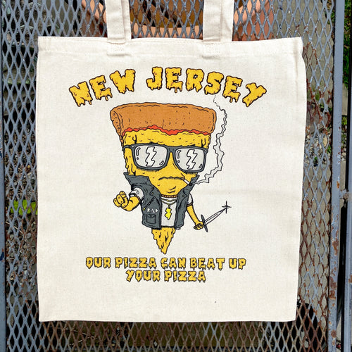 New Jersey- Our Pizza Can Bear Up Your Pozza tote bag
