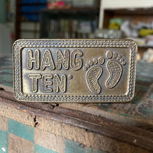 Vintage HANG TEN by Lee belt buckle