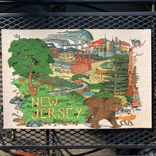 Greetings From New Jersey poster 12" x 18"