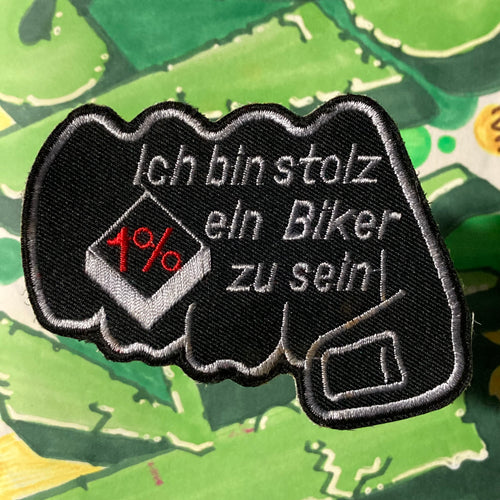 Vintage German biker patch Motorcycle jacket patch for sale