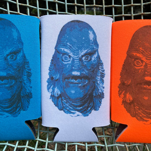Gill Man slim can koozie