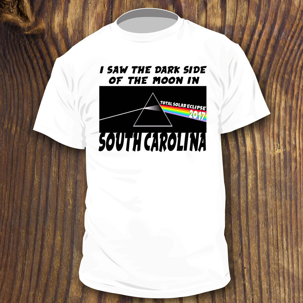 Tom's custom order: Total Solar Eclipse shirts, South Carolina.