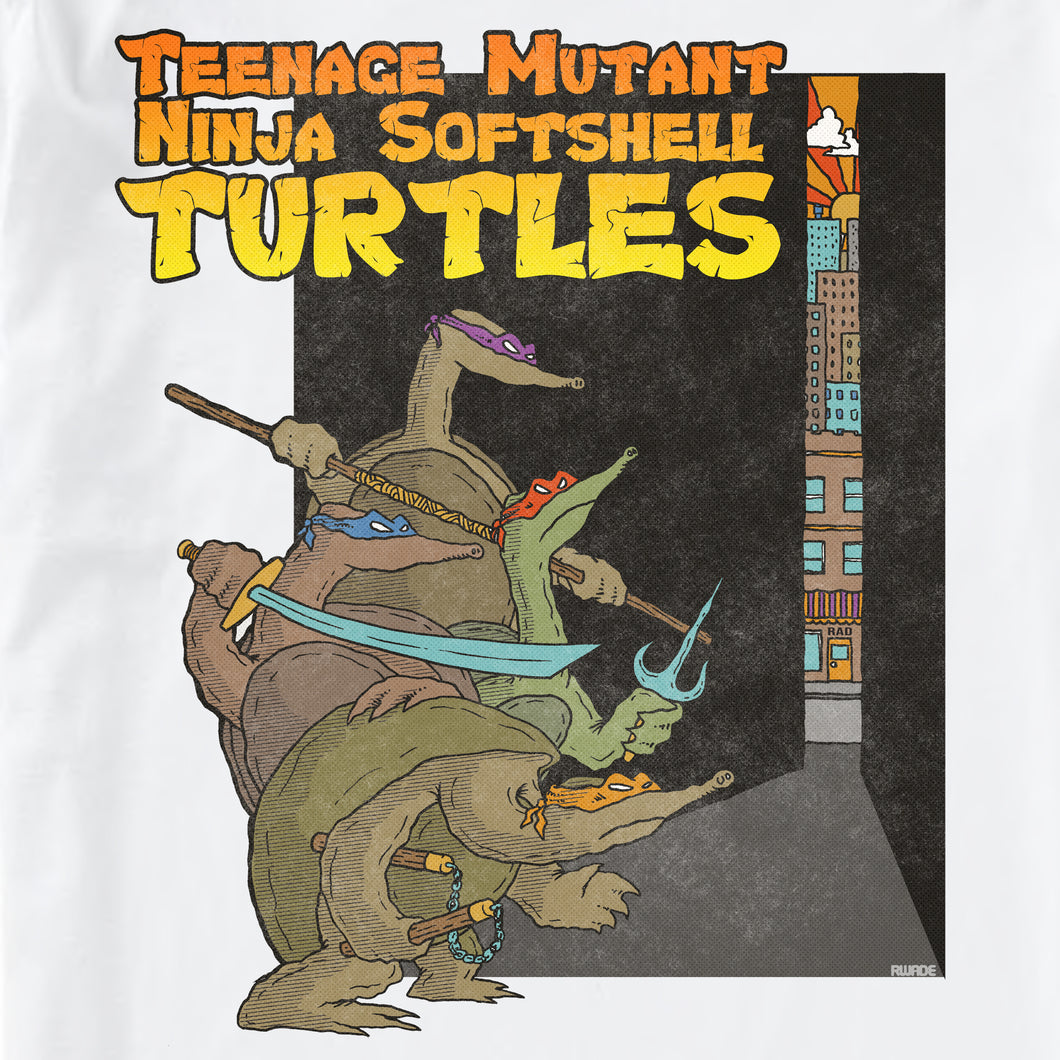 Teenage Mutant Ninja Softshell Turtles shirt by RAD Shirts Manasquan TMNT Spoof tshirt for sale